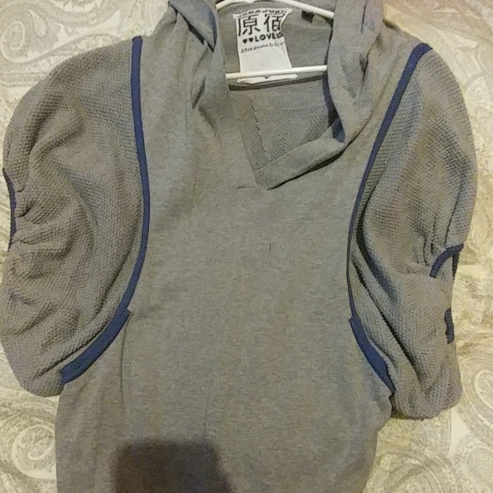 Harajuku Lovers hooded poncho/sweater